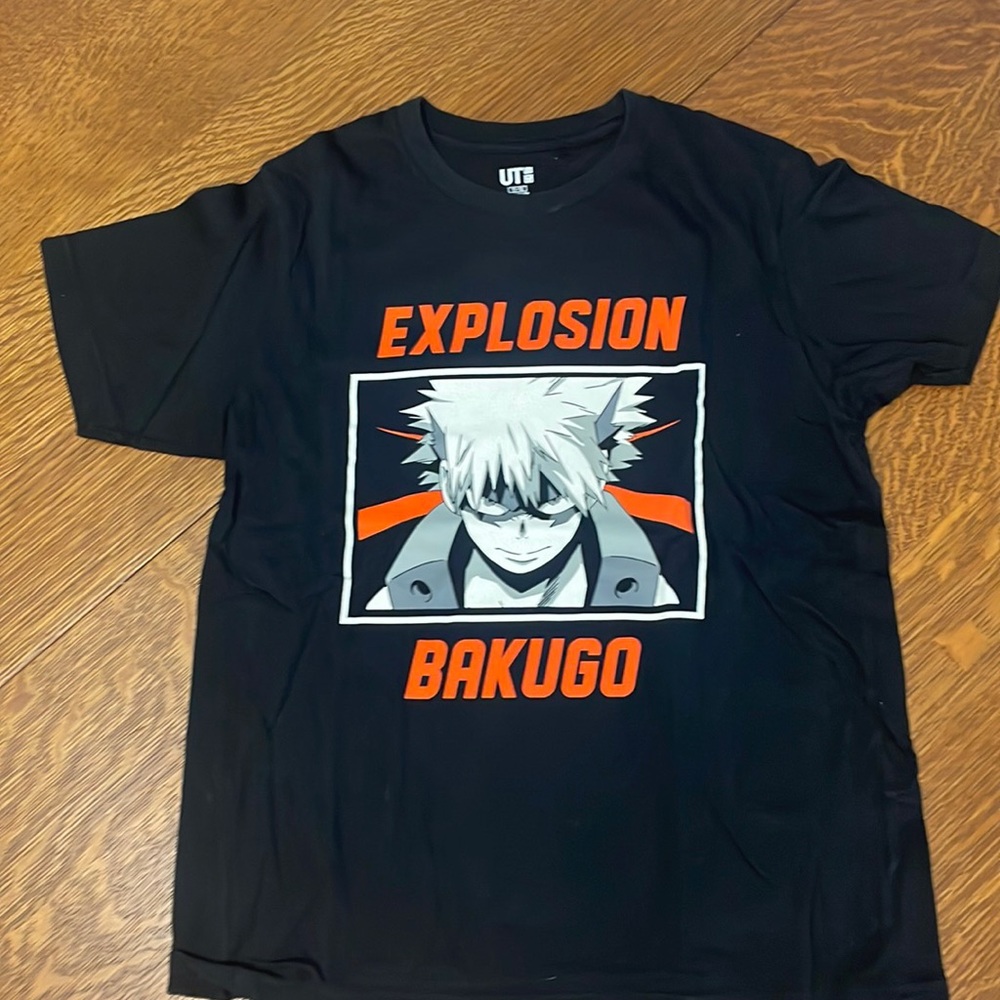 Uniqlo Bakugo Anime kids tee - new w/o tags
